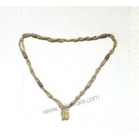 Tulsi Neck Mala Radha Name Carving Bead With Radha Krishna Locket1